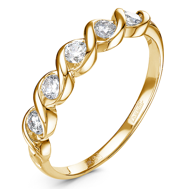 Кольцо, золото, бриллиант, бр112550л
